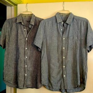 Line of Trade Linen Button-Down Shirts